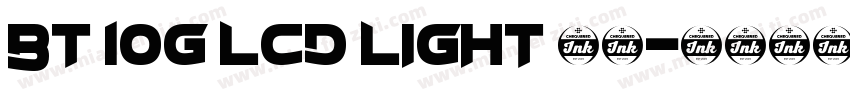 BT 10G LCD Light 日文字体转换